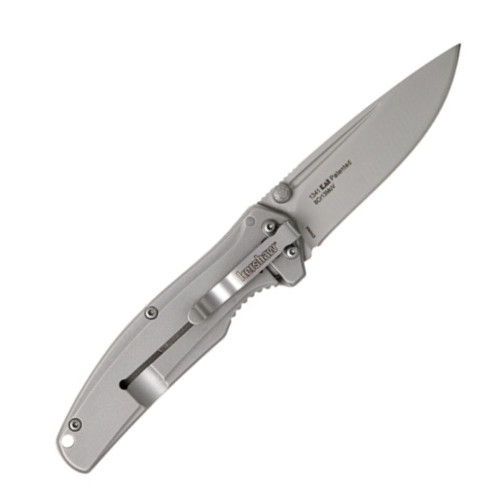The Kershaw Catalytic being deployed highlighting the snappy SpeedSafe action and its 6.75-inch overall length.